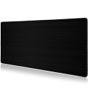 ZZ-EDGEゲーミングマウスパッドマウスパッド超大型デスクマットマウス対応800x300x3MMクロスラバー素材デスクパッド滑り止めブラックMPL01-BLA...
