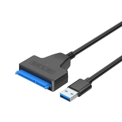 SATA-USB3.0変換ケーブル2.5インチSSD/HDD用SATAUSB変換アダプターWindows/MacOS両対応コネクタハードディスクポータブル(【シングルUSB3.0】2.5インチハードドライブをサポート)