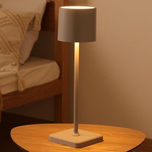 Other - 不二貿易LEDテーブルランプ幅12.5x奥行12.5x高さ39cmグレー41906