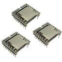 KKHMF 3個 TFカード Uディスクミニ SD MP3プレーヤー オーディオ 音声 モジュールボード ARDUINO DFPLAYに対応(2)