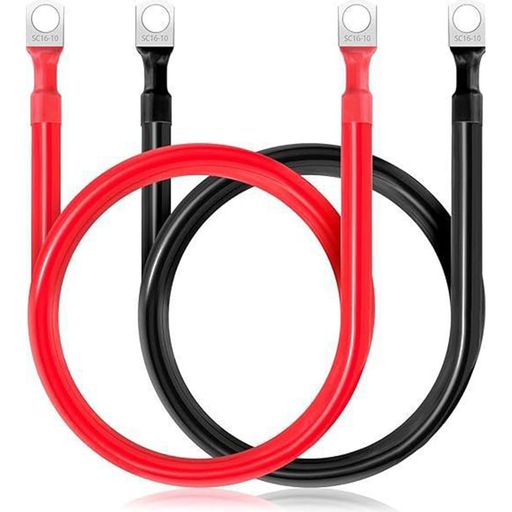 【パラメータ】バッテリー側ネジ径 8 mm、芯線面積(SQ):16mm2 、参考ゲージ数 5AWG、丸型圧着端子:R16-10、許容電流値 100 A。 【過酷な環境を防ぐ】このバッテリーワイヤーには、高品質の銅線を覆うPVC絶縁ジャケットが付いています。このインバーター ケーブルは、抵抗が低く、高温安定性を備えた純銅線で作られています。 【複数の電源接続方法】このバッテリーコネクタを使用すると、電源設定を調整できる適度なサイズをお楽しみいただけます。並列接続または直列接続が必要な場合でも、簡単に切り替えることができます。これにより、スペースと電力要件を最適化できます。 【適用範囲】インバーターケーブルは、自動車、トラック、マリンボート、ソーラー、RV、トレーラー、ゴルフカー、オートバイ、芝刈り機などの電力用途によく使用されます。 【パッケージに含まれるもの】50cm 16mm2バッテリーインバーターケーブルには。