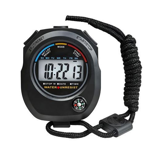 FUGSHIYIストップウォッチスポーツデジタル0.01秒単位計測時計タイマー高精度タイマー防水コンパクトで..