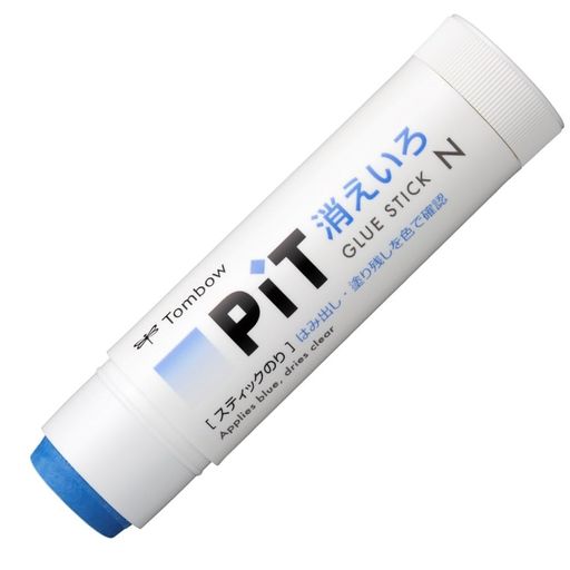 Office Supplies - トンボ鉛筆スティックのり消えいろPiTNサイズ(塗り色が消える)(22g)1本PT-NC