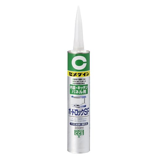 内装 ウレタンボード、ポリスチレンボード、合板、石膏ボード、グラスウールなどの接着に適合 硬化時間が速い速乾タイプ 弾性型で耐衝撃、耐振動、耐剥離性に優れる ノンホルムアルデヒド製品(JAIAF星(白抜き)星(白抜き)星(白抜き)星(白抜き...