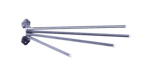 田窪工業所ステンレスタオルハンガー4本掛け木ネジ止めHMS-4