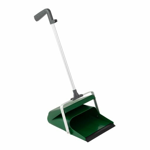 ●超軽量のチリトリで疲れにくく使いやすい再生樹脂を使用したリサイクル製品です。 ●寸法(mm):幅285x奥行310x高さ656●色:緑●質量(g):710 ●材質:本体:PET・ポリプロピレン(再生樹脂)●柄:アルミパイプ●グリップ:PET・ポリプロピレン(再生樹脂)