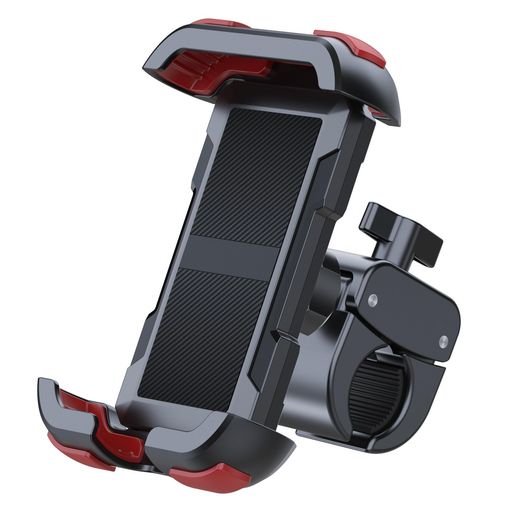 REYGEAK片手操作自転車スマホホルダー簡単取付自転車携帯ホルダーードバイク、マウンテンバイク、オートバイに適バイクワンタッチスマートフォンホルダー振動吸収落下防止360度回転ロ…