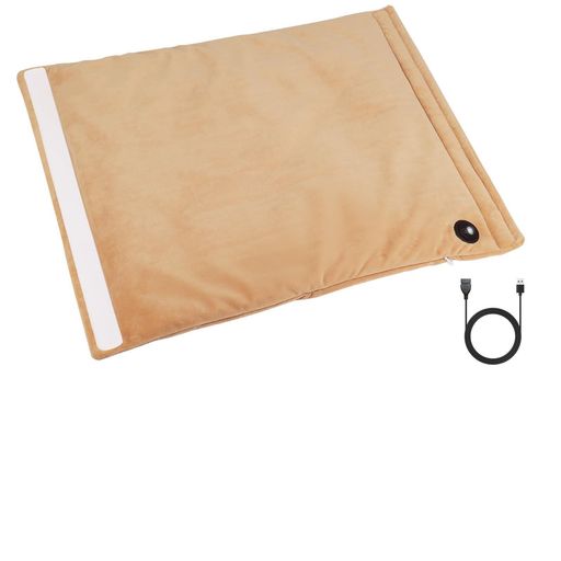 Hot Mat - BoweerホットマットUSB給電式43cmx33cm5秒速暖両面発熱3段温度調節USB延長コード付きお湯不要省エネ携帯便利洗濯可能防寒グッズ敬老の日クリスマスプレゼント手/足元/腰/膝/太もも/背中/尻に…