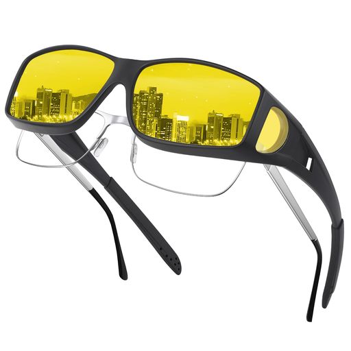 [Uacllcau]オーバーサングラス偏光UV400紫外線カットメガネの上からサングラスメンズレディース兼用運転用釣り花粉スポーツ