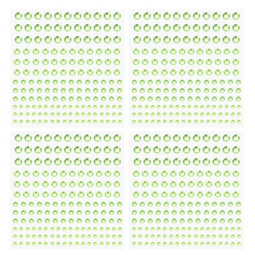 PATIKIL660個アクリルジェムステッカー4サイズ3/4/5/6mmセルフアドヒーシブラインストーンフェイスジェムストーンブリング宝石ネイルアートクラフト服装DIYメイクアップデコレーションパー…