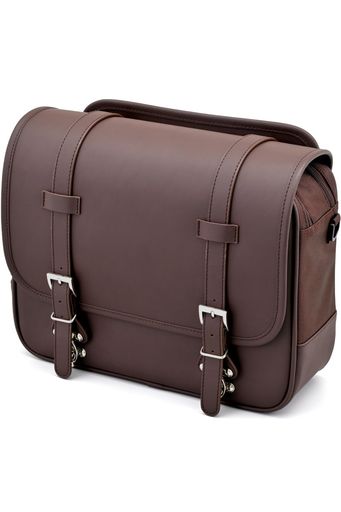 ヘンリービギンズ(HenlyBegins)デイトナバイクサイドバッグ12Lインナー防水サドルバッグDHS-57プレーン/ブラウン48400