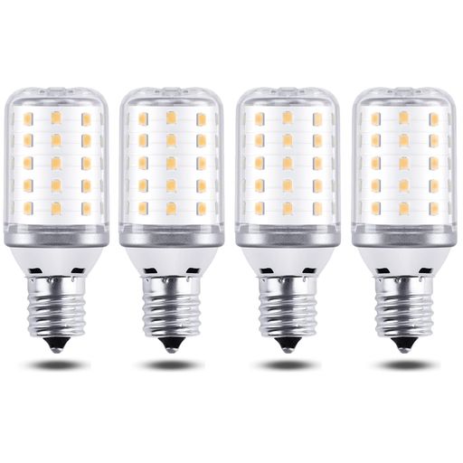 26 mm Cfl - HXWYE17LED電球6WE17口金60W形相当500LM100V省エネ高輝度広配光LEDE17電球密閉器具対応家庭照明や商業照明に非調光対応電球色3000K(4個入り)