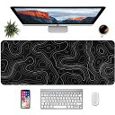 デスクマット地形図大型ゲーミングマウスパッド800X300X3MMマウスマットゲーミング滑り止め光学式マウス適用デスクパッド防水耐久ラバーベースホームオフィス装...