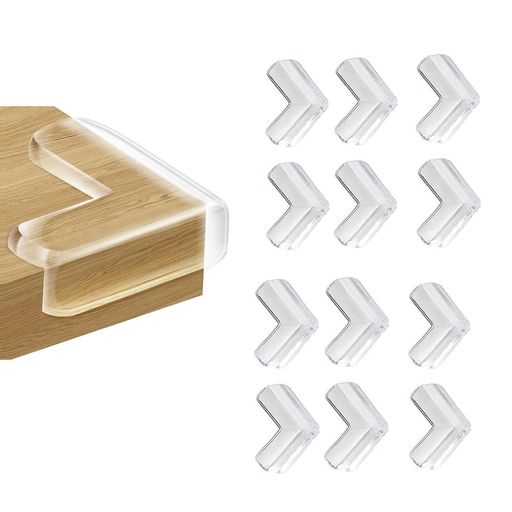 Rakuten - Kafandコーナークッションコーナーガード透明角ガード角保護柔かいPVC無毒素材角保護テーブルコーナーカバーテーブル角カバー超強力テープ保育園安全対策角ガード赤ちゃんコーナーガー…