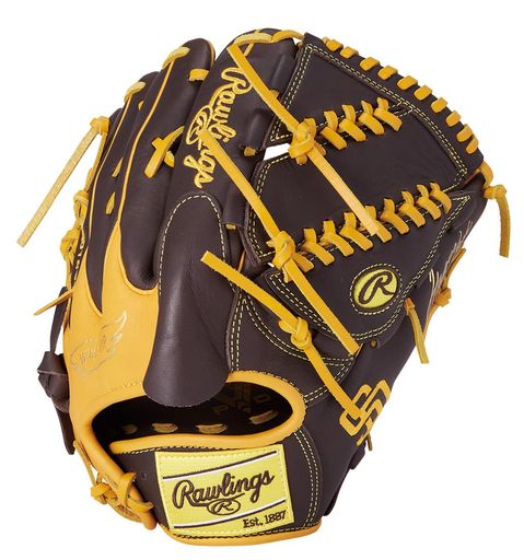 Rawlings(ローリングス)野球用グラブグローブ軟式大人用HYPERTECHMLBTEAMGR5HTMA15Wパドレス[投手用]サ..