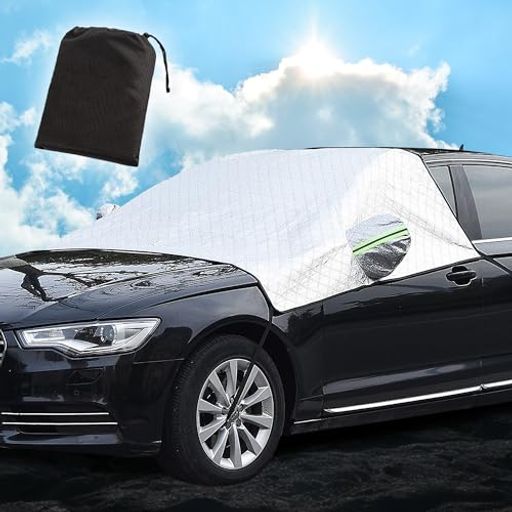 Fesanlaサンシェード車フロント日除け遮光遮熱UVカット日焼け対策紫外線対策フロントガラスカバー防風..