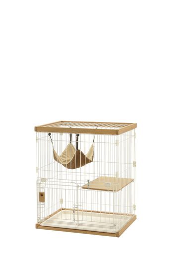 木製お掃除簡単キャットサークルXSライトブラウン