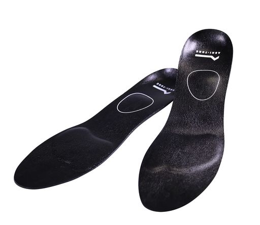 表面:合成皮革 ベース材:PU 厚さ(つま先部分):約1.3mm 厚さ(フォースパッド):約5.0mm 厚さ(かかと部分):約1.8mm 重さ(片足):約21g 長さ(全長):約254mm 幅(前足部):約78mm 幅(中央部):約54mm 幅(かかと部):約52mm