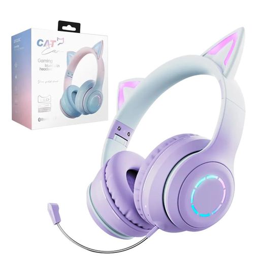 WANCHIY猫耳ヘッドホンオーバーイヤーゲーミングヘッドセットBLUETOOTH5.1マイク付きワイヤレス有線/無線両用LEDライト伸縮式折りたたみ式HIFI通話対応IPHONE/IPAD/ANDROID/PC WANCHIY猫耳ヘッドホンオーバーイヤーゲーミングヘッドセットBLUETOOTH5.1マイク付きワイヤレス有線/無線両用LEDライト伸縮式折りたたみ式HIFI通話対応IPHONE/IPAD/ANDROID/PC