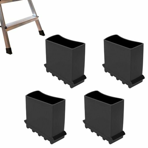 BOCAIDHKラダーフットカバー4個セットステップラダー足カバーはしご保護パッド滑り止めマット耐摩耗性..