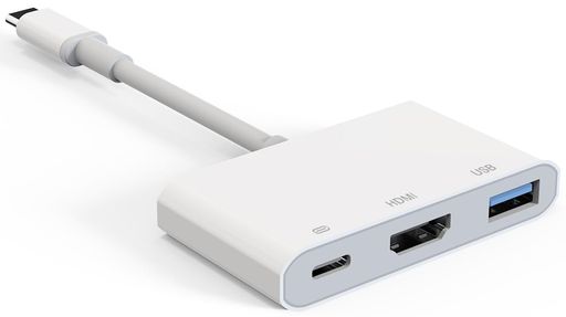 3in1USB-CiPhoneHDMI変換アダプタタイプciPhone16/15用hdmitype-c変換ケーブル4K出力充電データ転送遅延なし音声同期出力スマホテレビに映す初心者に向け(2)
