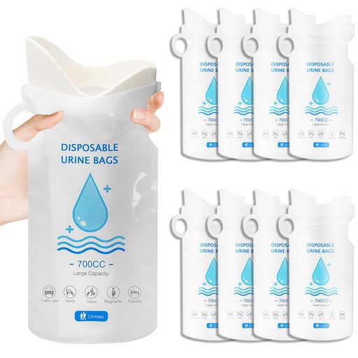 DreMker携帯トイレ車簡易トイレ災害用使い捨て男女兼用700ml吸水除菌・消臭車内常備用品車酔い船酔い嘔吐キャンプ登山地震対策渋滞介護防災グッズ緊急トイレ非常用8個入り