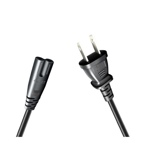 AC電源ケーブルTV交換用オーディオファンPSE認証マーク付き電源ケーブルメガネケーブルPS5·PS4·PS3用2..