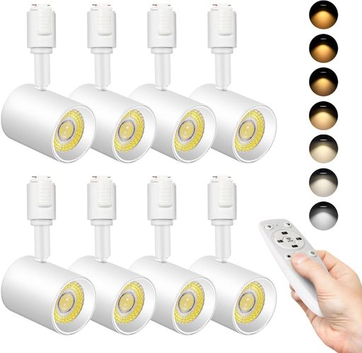 キッチン, リビングルーム, ベッドルーム, ダイニングルーム, ショップ, 展示会 【単3形電池別途必要】リモコン操作に必要な単3形電池は付属しておりません リモコン付きトラックライトをご利用の際は、単3形電池を別途ご準備ください。電池を装填することで、スムーズな調光・調色操作が可能となります 【2700K~6000K リモコン調色】シーンに合わせた光色切り替え 専用リモコンで2700K(暖色)~6000K(昼白色)まで自在に色温度調整可能。リビングのリラックス空間から作業用の集中照明まで、シーンに最適な雰囲気をワンタッチで創造できます 【10~100% リモコン調光】壁スイッチ調光非対応のご注意 リモコン操作で明るさを10%単位で精密調整可能(調光機能は壁スイッチでは使用不可)。ダイニングのムード照明から作業灯まで、用途に応じた最適な輝度を実現します 【メモリー機能搭載】好みの設定を自動記憶 最後に設定した色温度と明るさを自動で記憶。