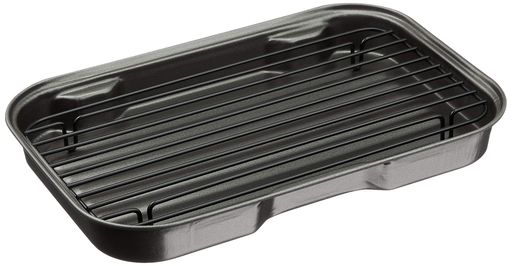 サイズ:トレー/24.5x16x2.5cm アミ/22.5x12x2cm 本体重量:250g 材質:トレー/鋼板(テフロンセレクト加工) アミ/鉄(フッ素加工) 原産国:日本