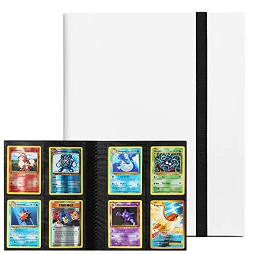 カードファイルカードバインダーシールファイル4ポケット160枚収納表紙はPP素材弾性包帯バインドカード..