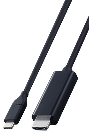 エレコムusbc変換ケーブル2mType-CtoHDMIやわらか4K(3840x2160px)/60Hzマルチディスプレイミラーリング..