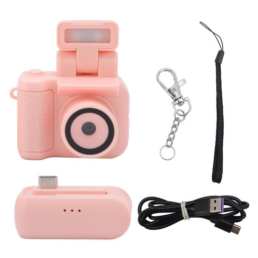 キーホルダーカメラ、懐中電灯付き1080PミニDVカメラ、1.44インチ小型コンパクトポータブルビデオレコ..