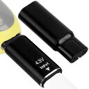 Linkidea2パック4.3VType-C電気シェーバー充電アダプターQP2520/QP2515対応、旅行用充電コンバーター、USB-Cカミソリ電源(ブラック)