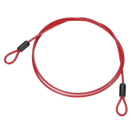 PATIKILループ付き1/8”ビニール被覆ステンレス鋼ケーブル4ft(48”)柔軟なワイヤーロープセキュリティチ..