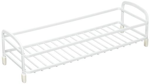 製品サイズ(:約)幅30.5x奥行11x高さ9cm 素材・材質:本体/鉄(エポキシ樹脂塗装)、すべり止め/塩化ビニル 耐荷重(:約)3kg 生産国:中国