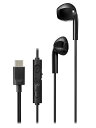 JVCケンウッド JVC HA-FR17UC-B イヤホン 有線 マイク付き タイプC 開放型 USB TYPE-C 1.2M ブラック HA-FR17UC