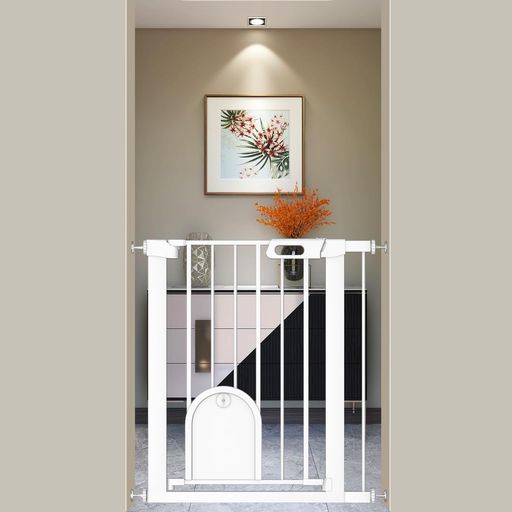 FairyBabyベビーゲートペットドア付き