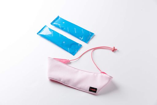 TEIJINテイジンネッククーラー新タイプピンク横38x縦7.5cm TEIJINテイジンネッククーラー新タイプピンク横38x縦7.5cm