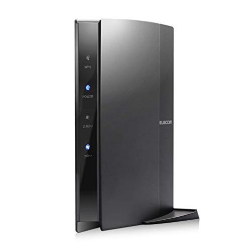 エレコムWiFiルーター無線LAN11ac867+300Mbpsビームフォーミング対応接続推奨12台iPhone8/iPhoneX対応WRC-1167GHBK-S