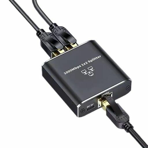 乐天商城 - HUIKKJPLANハブスイッチングハブ1入力2出力RJ45高速1000MbpsCat5-8対応有線LAN中継器Switch/PS5/4対応