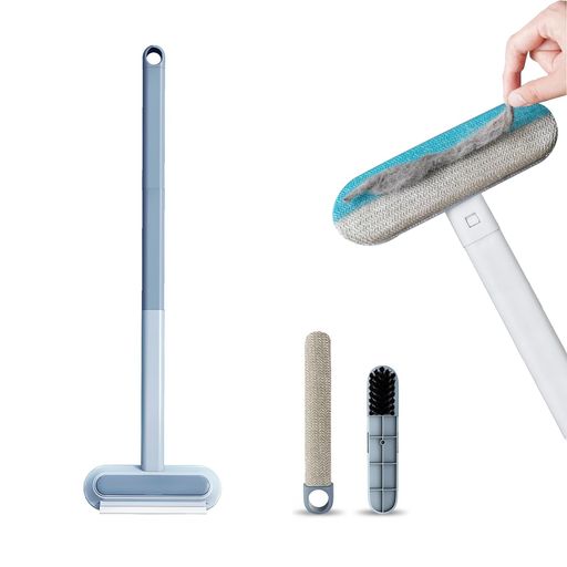 BaraRoseペット用抜け毛クリーナー猫の毛取り拡張バージョン犬用抜け毛取り猫の毛取りブラシ抜け毛ワイパー4in1毛玉取り猫用抜け毛取り抜け毛取りクリーナー用品ペット毛対応猫毛髪掃除…