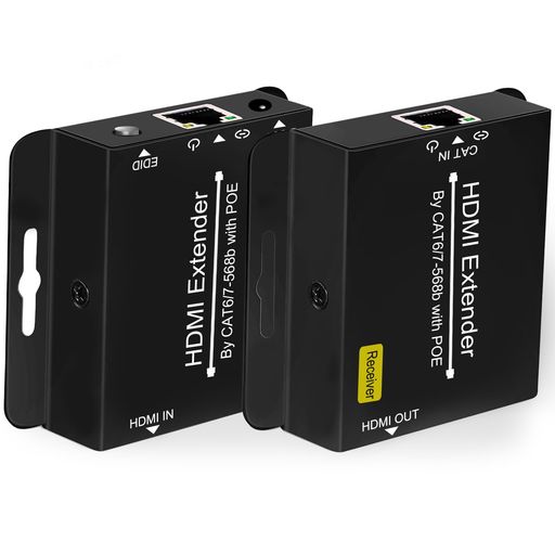 Other - 【EDIDコピー機能付き】HDMILANエクステンダーEX70160M単電源版HDMIRJ45変換延長器ExtenderRJ45Converter1080P60HzCAT6CAT7PCPS4対応ゲーミング
