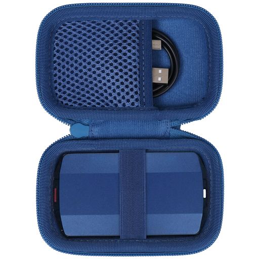 【Aenllosi専用収納ケース】互換品BUFFALOバッファローSSD外付け500GB1TB2TBUSB3.2Gen2SSD-PHPポータブルSSDブルー(ケースのみ)