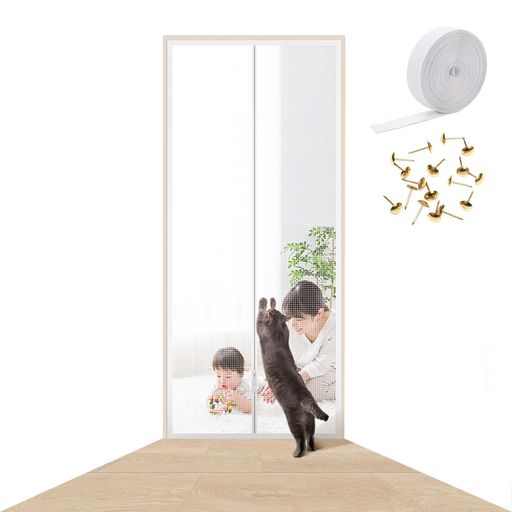 ペットゲート猫ペットゲート玄関網戸ペットフェンス犬ゲート猫ゲート網戸カーテン猫網網戸網戸キットド..