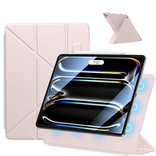Rakuten - SANDUODDiPadPro11インチケース第4/3/2世代(2022/2021/2020)に適用強力マグネット吸着式横置&縦置角度調整可能Y折スタンドPencilホルダー付きiPadProケース11インチ軽量