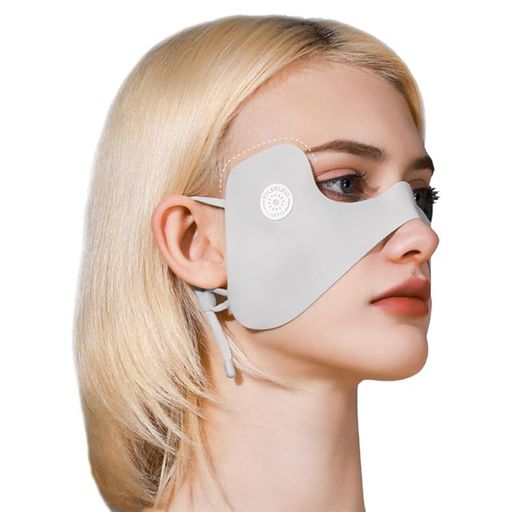 [UOPR]UVカットマスク目元冷感フェイスカバー【UPF50+99%UVカット、95%冷感】日焼け防止接触冷感息苦し..