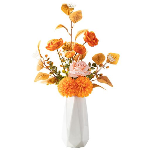 🌸サイズ:約6.2x9.2x18.8cm 重量:約350g 素材:陶器 ※花瓶のみ※ カラー:ホワイト 花をさすだけで、おしゃれ感が出ます。大きさもちょうど良く 使い勝手もいいです。お花も映えて際立つのです。 室内用花瓶で、季節のお花、葉もの、枝もの、 ドライフラワーなど、どんな花材も使用可能です。 🌸陶器花瓶でシンプルで上品なのでどんな玄関でも合うと思います。花がない時でも佇まいがいい雰囲気なので置いておくだけでも飾れます。どんな花でも映えるのです。形も大きさもかわいくて洗練されたデザインで、バランスもよい安定感な花瓶で、様々な花材を支えるのです。使い安くてお手入れも簡単です。 🌸白花瓶なので、色んな花々に良くマッチし、とっても可愛い花瓶で安定性もよく、シンプルな陶器花瓶・陶器花器です。落ち着いた雰囲気でかわいいです。 一輪挿し・花瓶としても使えるし、そのまま飾ってもお洒落です。お部屋のワンポイントに最適です。 仏壇にぴったりです。お水かえもいいです。かわいい形で、サイズ感も質感がよいです。