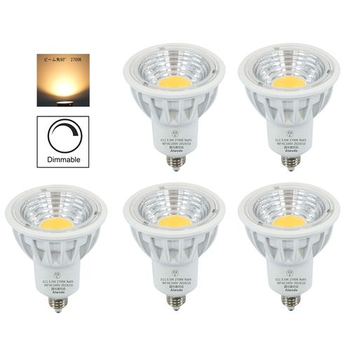 AIWODE 5.5W LEDŵE11 Ĵб ŵ忧2700K LEDݥåȥ饤ȡ50-60Wϥŵ 90...