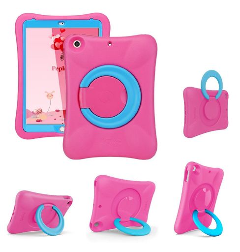 NLRキッズEVAケースiPad用多方向ステー付き9.7インチiPad2018/2017(第6/5世代)/iPadAir2/iPadAir対応(..