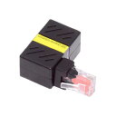 NFHKCAT6UTPオス-メス360度角度付き回転アダプターRJ458P8C1000MbpsLANイーサネットネットワーク用NF-UT-022